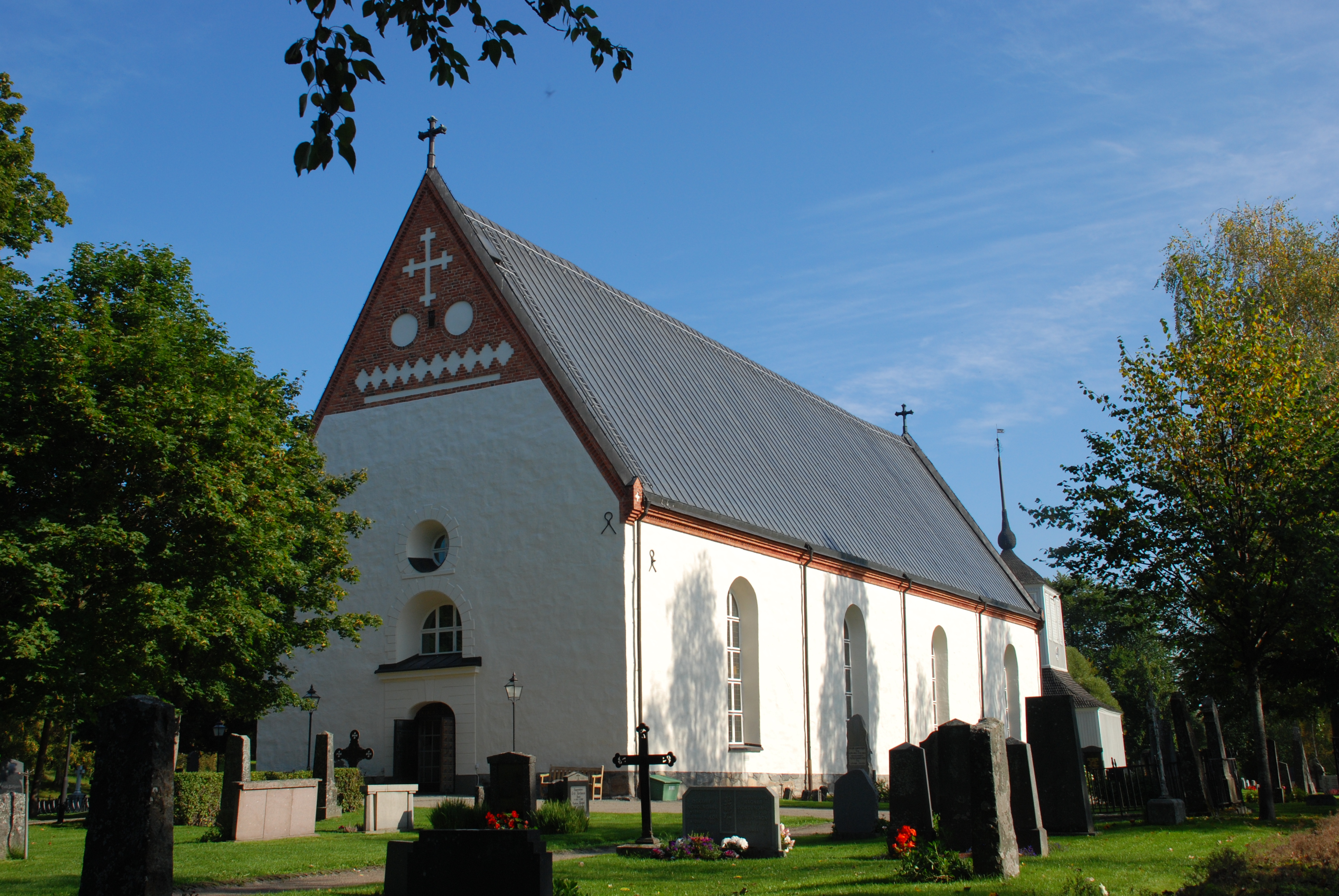 Backens kyrka och kyrkogård