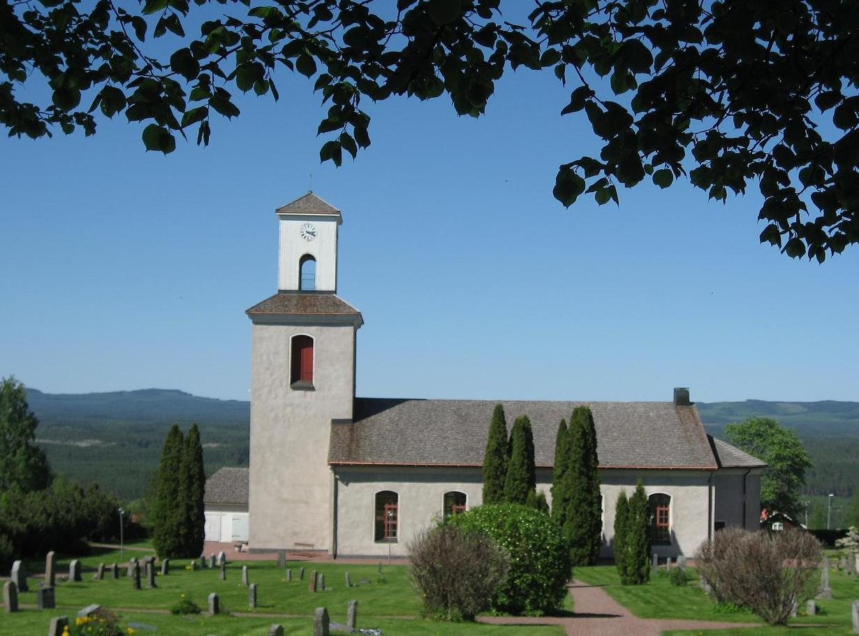 Sommarbild på kyrkan
