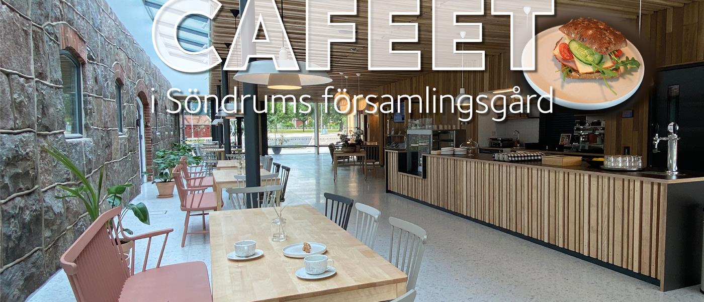 Caféet i Söndrums församlingsgård.