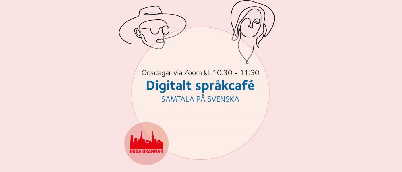 Illustrativ bild för digitalt språkcafe i Sundbyberg