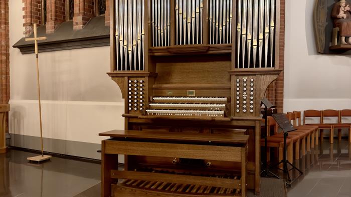 GA-kyrkans nya orgel.