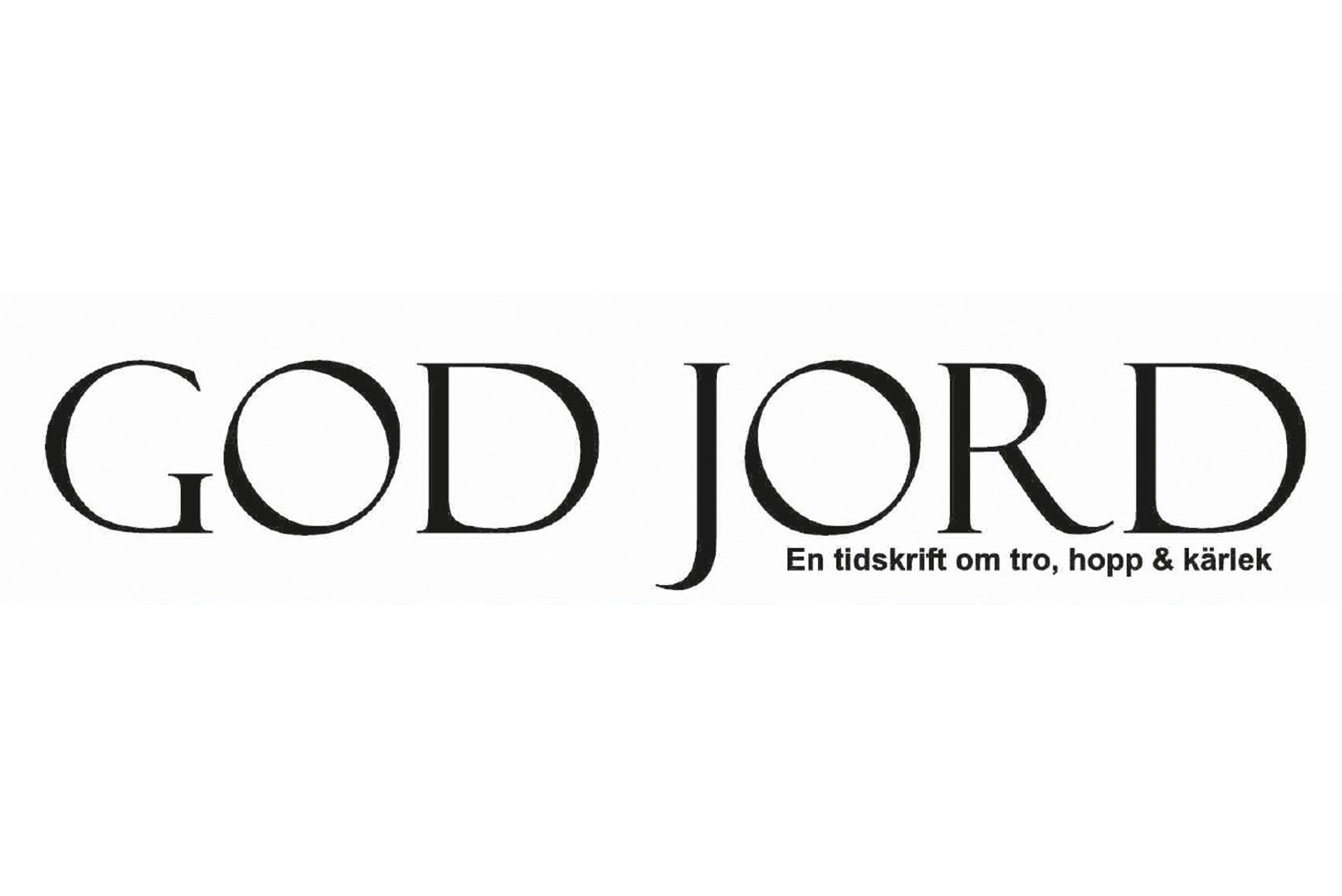 Logotyp för tidningen God Jord