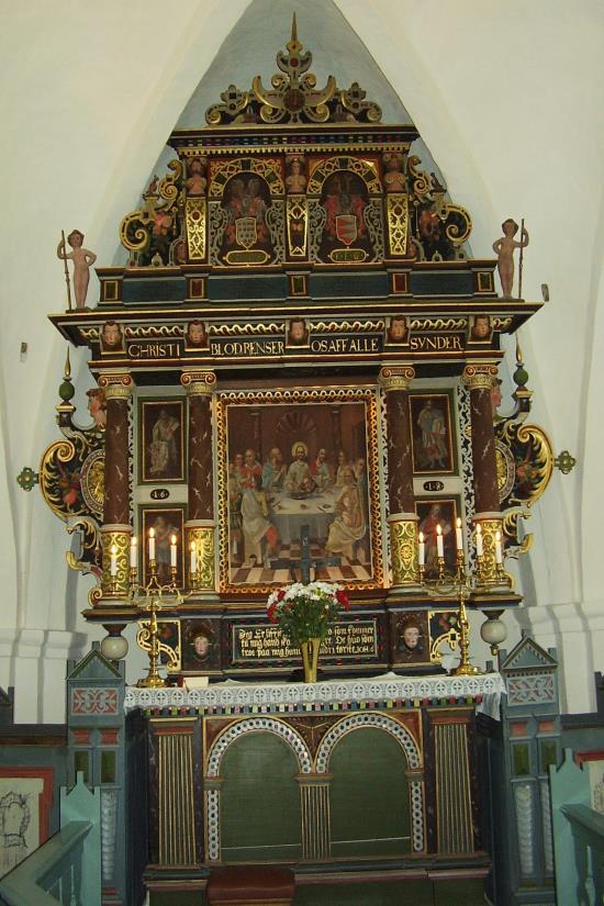 Altaret i Östra Ingelstads kyrka