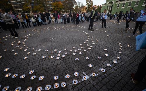 En ljusmanifestation