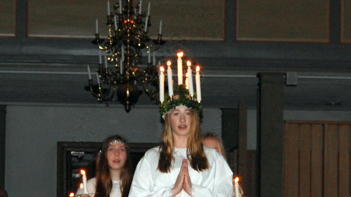 Lucia i Hjärnarps kyrka 2014