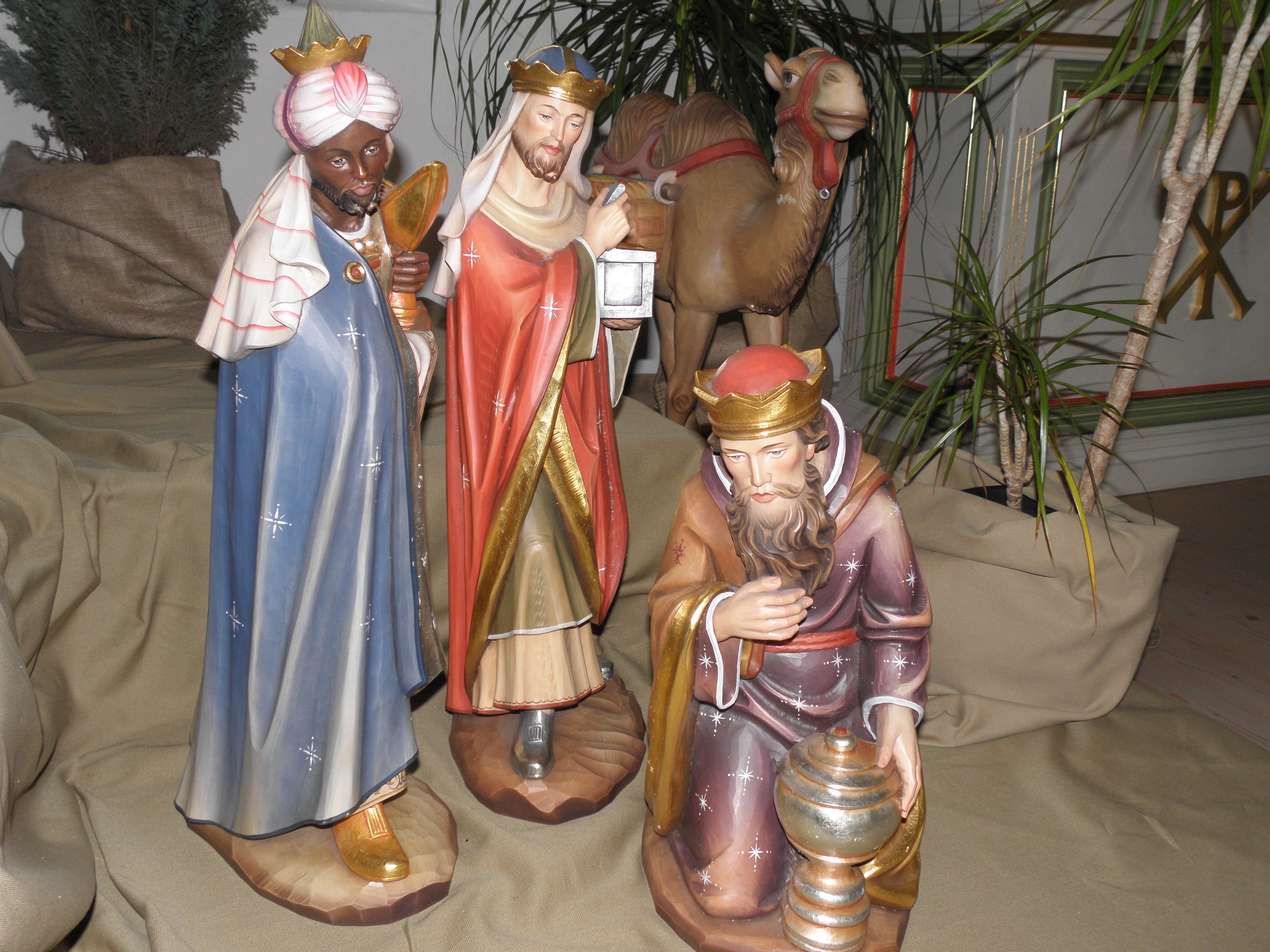 Tre vise männen, krubban i Skärstad kyrka.