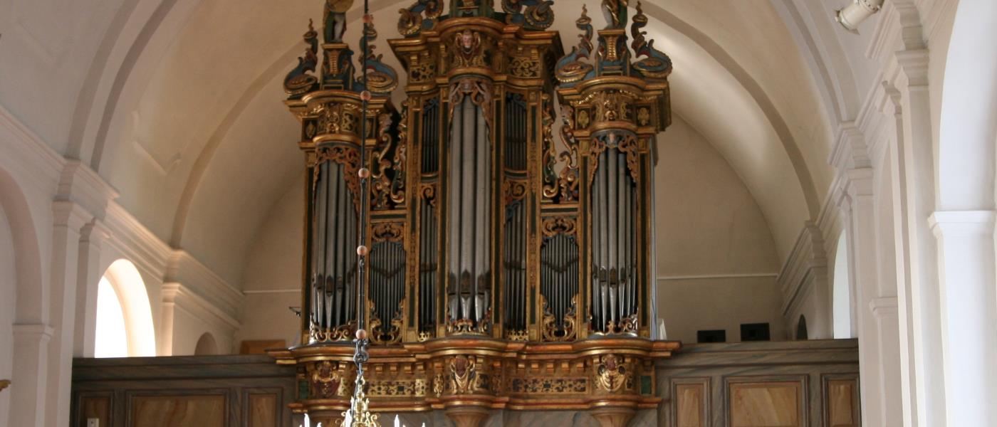 Barockorgeln i Bälingekyrka.