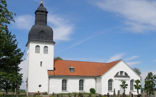 Grimetons kyrka vy från söder 2012