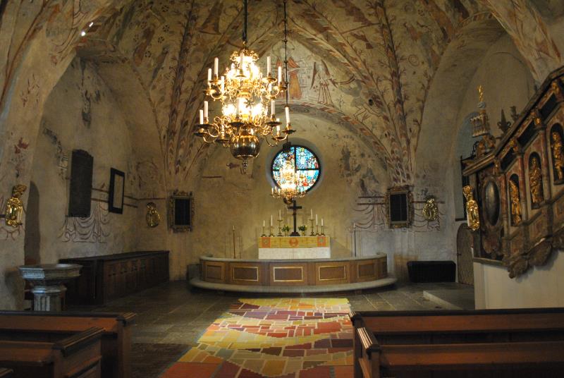 Säby kyrka interiör