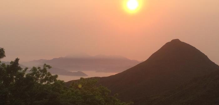 Hongkong sunset