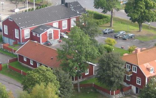 Utsikt över centrala Bergby