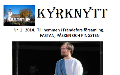 Kyrknytt, vår 2014!