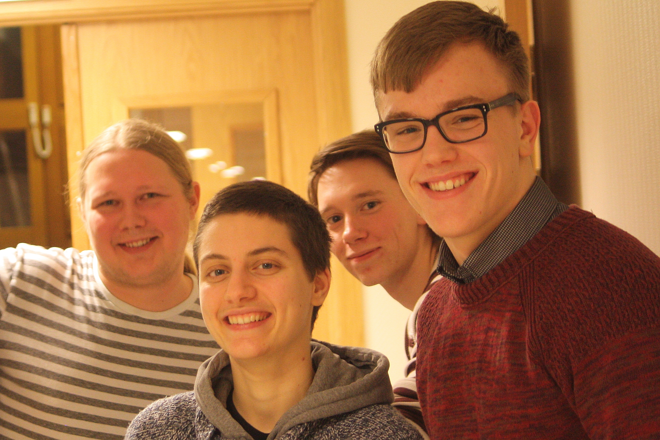 Sebastian, Nino Mick, Emil och Emil.