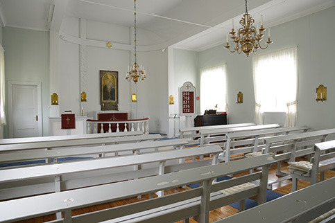 Strömsunds kapell, interiör