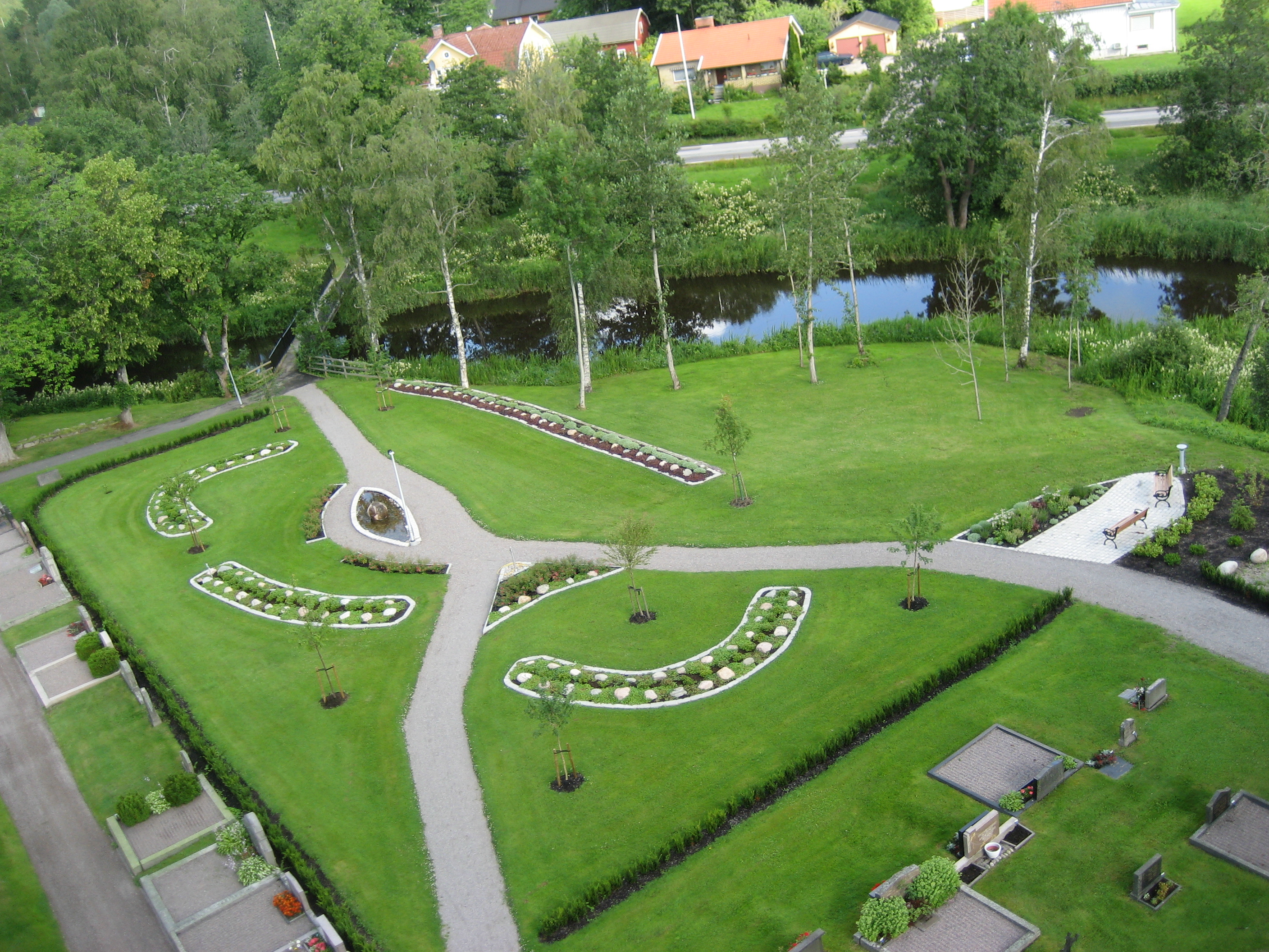 Nyanlagda askgraven - ovanifrån!