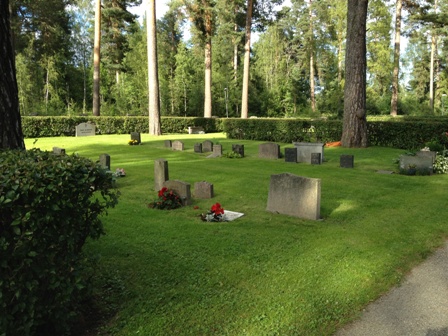 Del av Bergviks kyrkogård