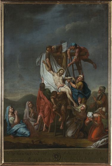 Passionstavlor i Nysätra kyrka. Bilder tagna i samband med utställningen Himlen är här.