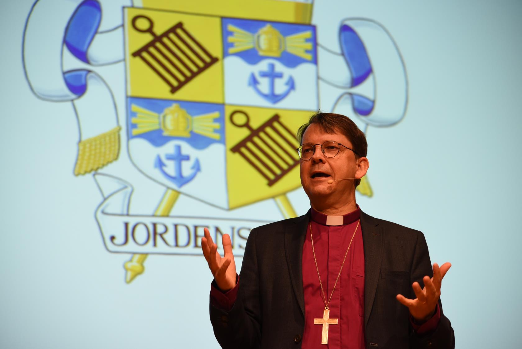 Biskop Johans valspråk är "Jordens salt".
