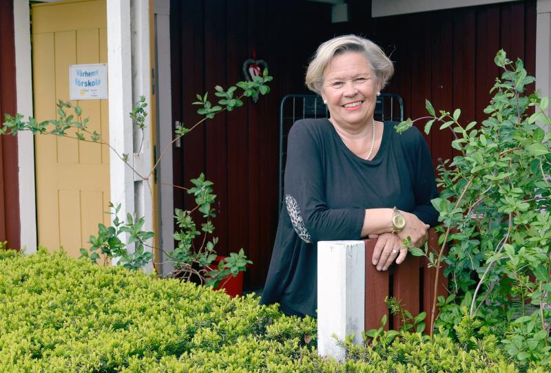 Vårhems förskola invigdes 1991, och har en särskild plats i hjärtat hos Åsa Landberg. Förskolan har vuxit i omgångar sedan dess, och en ny avdelning öppnades i år. 