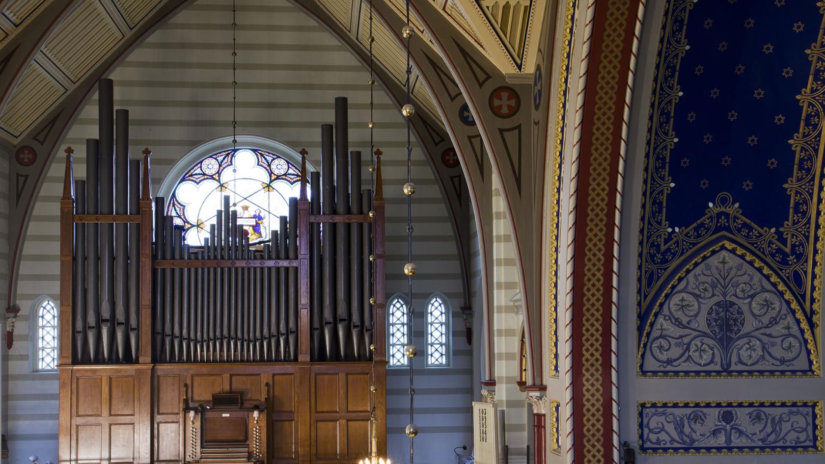 Orgel i Örgryte nya kyrka.