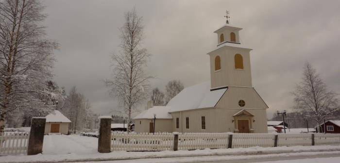Ängersjö kyrka vinter
