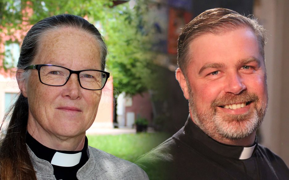 Kollage med Åsa Nyström till vänster och Thomas Petersson till höger.