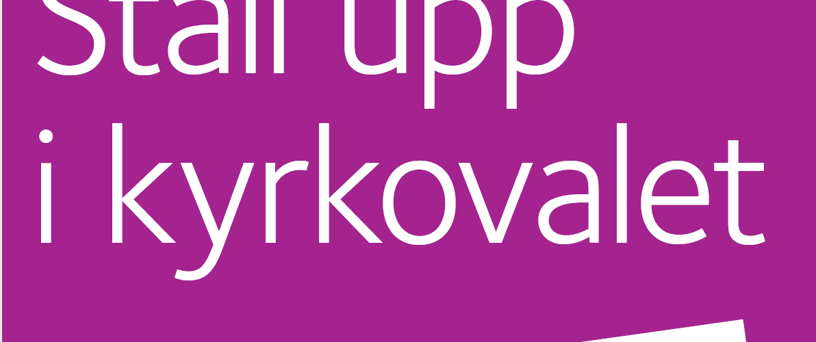 Vill du vara med och göra skillnad? Då kan uppdraget
som förtroendevald i Svenska kyrkan vara något för dig!
Här får du veta hur du gör för att ställa upp i kyrkovalet.