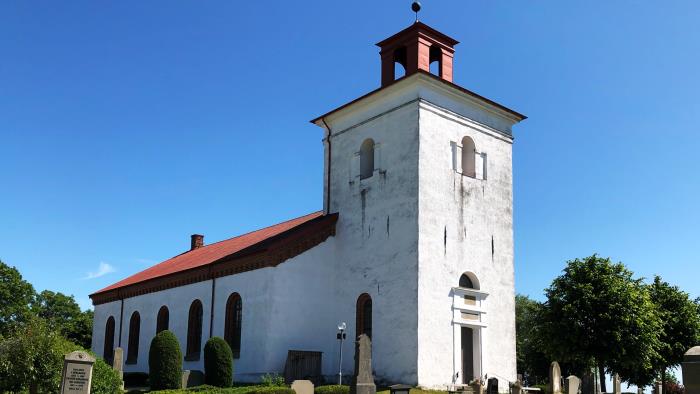 Lilla Slågarps kyrka, juni 2020