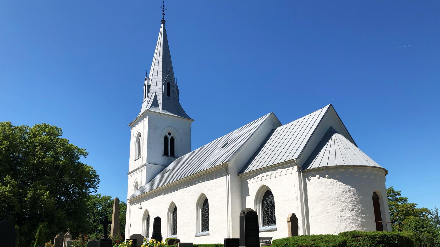 Stora Slågarps kyrka, juni 2020