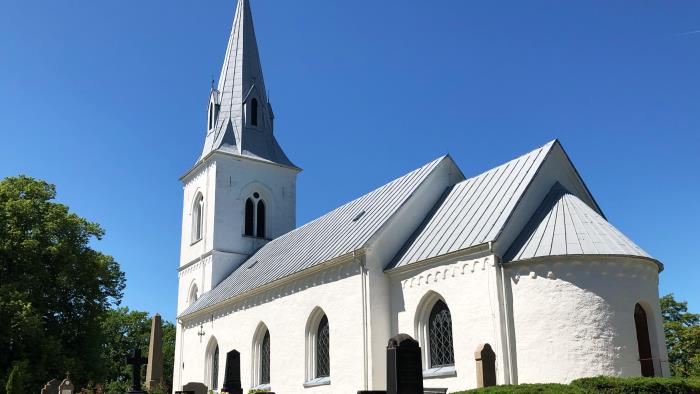Stora Slågarps kyrka, juni 2020