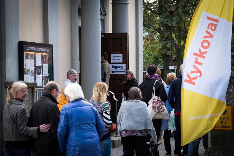 Valresultat i kyrkovalen 20012021 Kyrkovalet