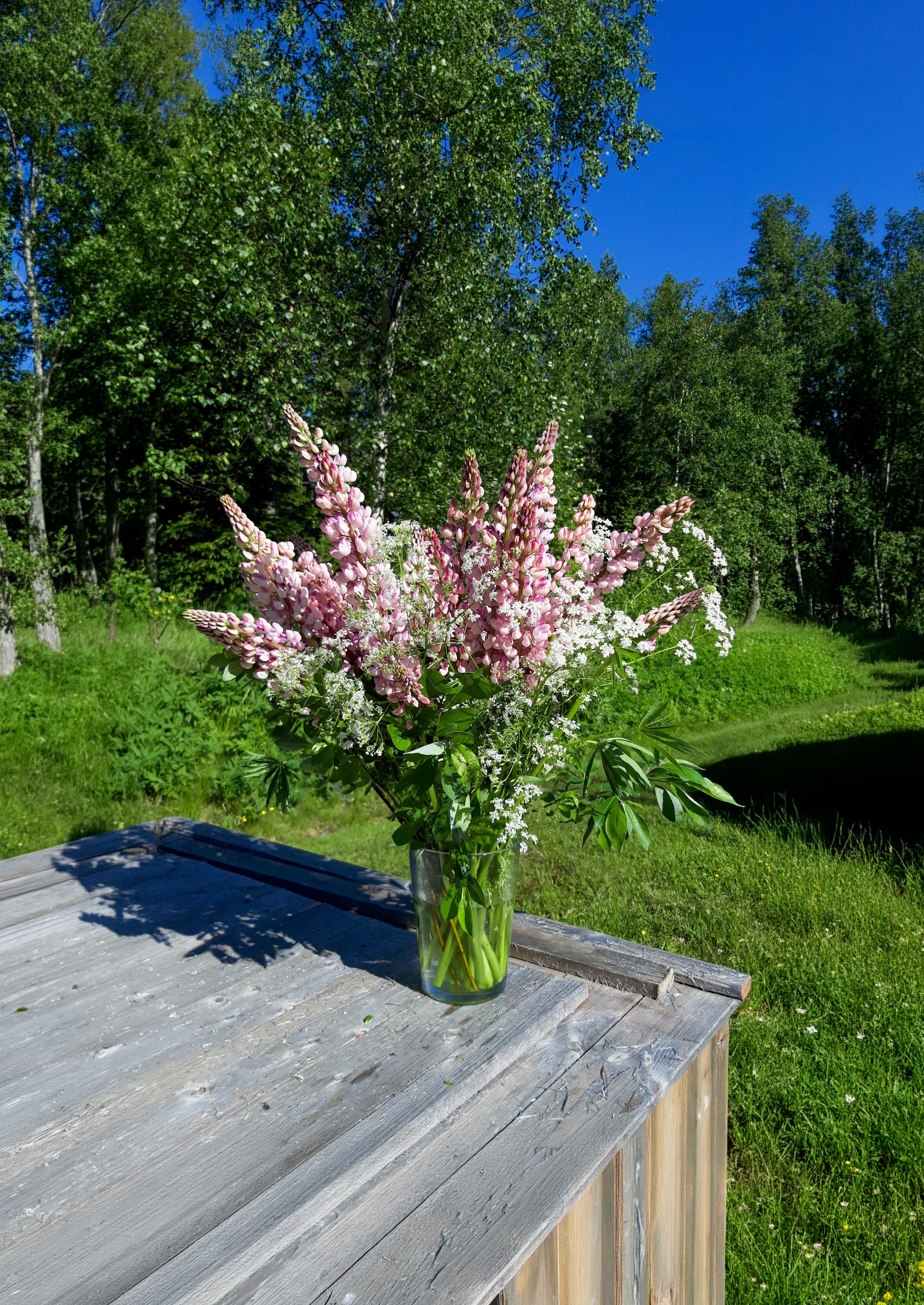 Blommor i vas
