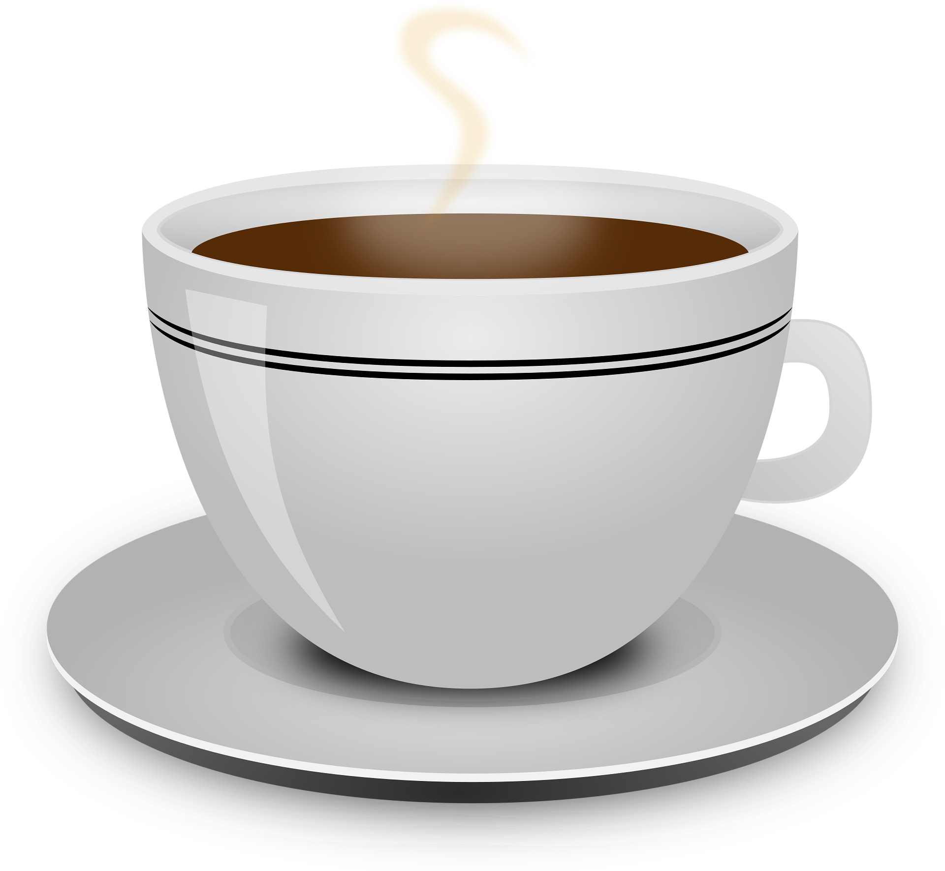 Illustrerad kaffekopp.