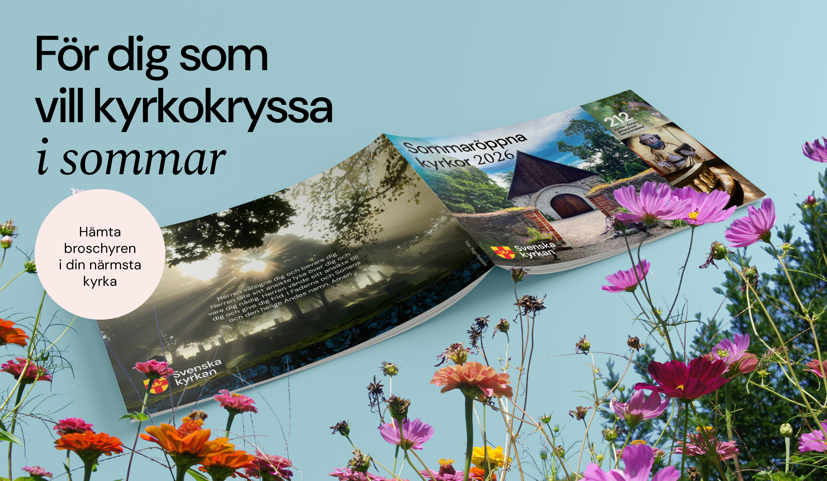 Broschyr sommaröppna kyrkor