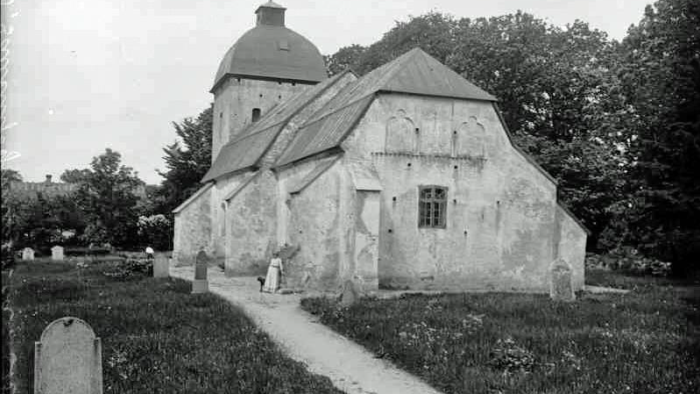 Västra Sallerups kyrka för länge sedan