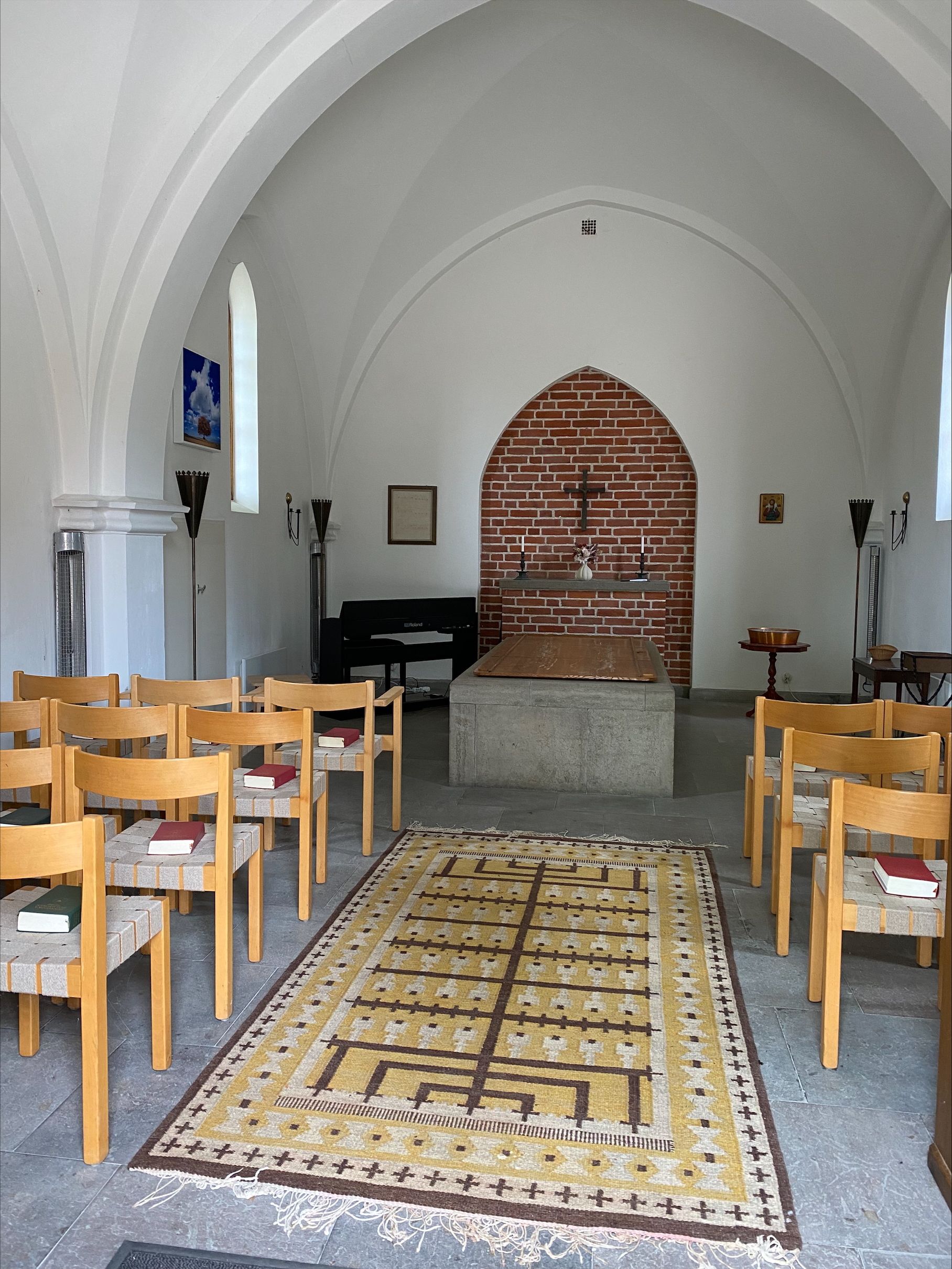 Kapellet interiör