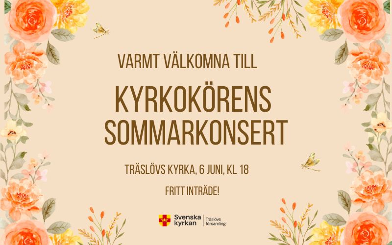 Kyrkokörens sommarkonsert 2026