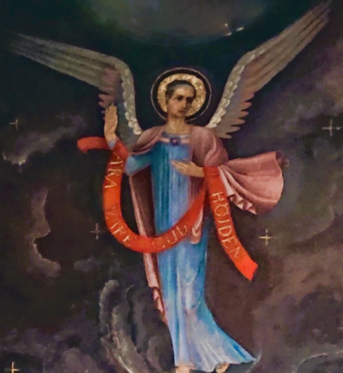 Ängel i Möja kyrka