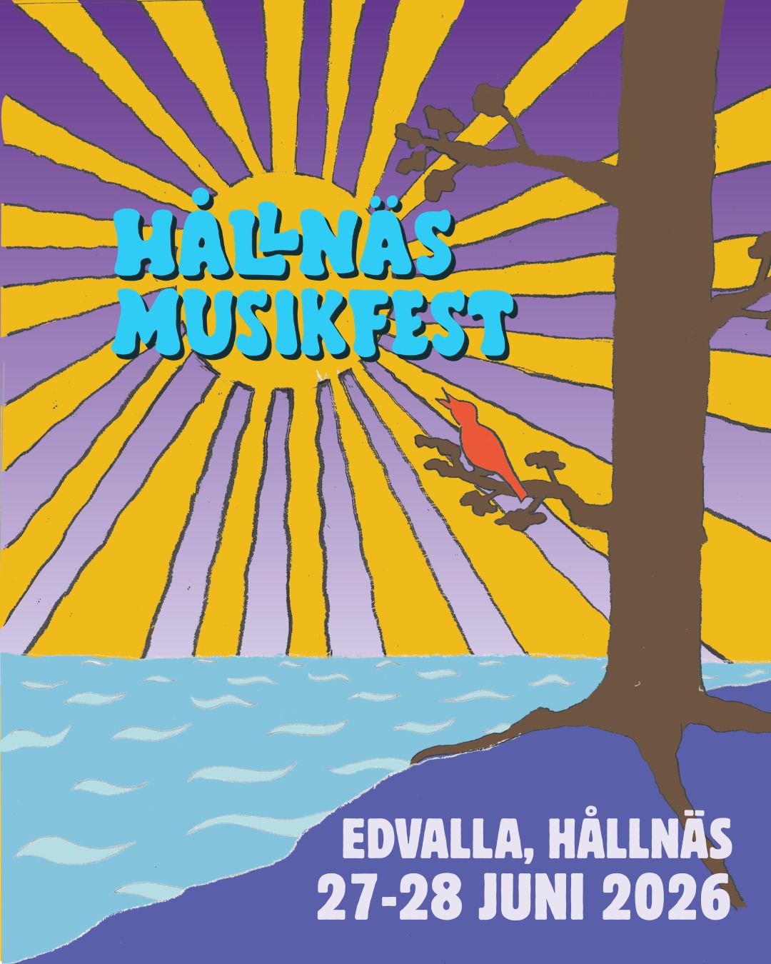 Affisch för Hållnäs Musikfest