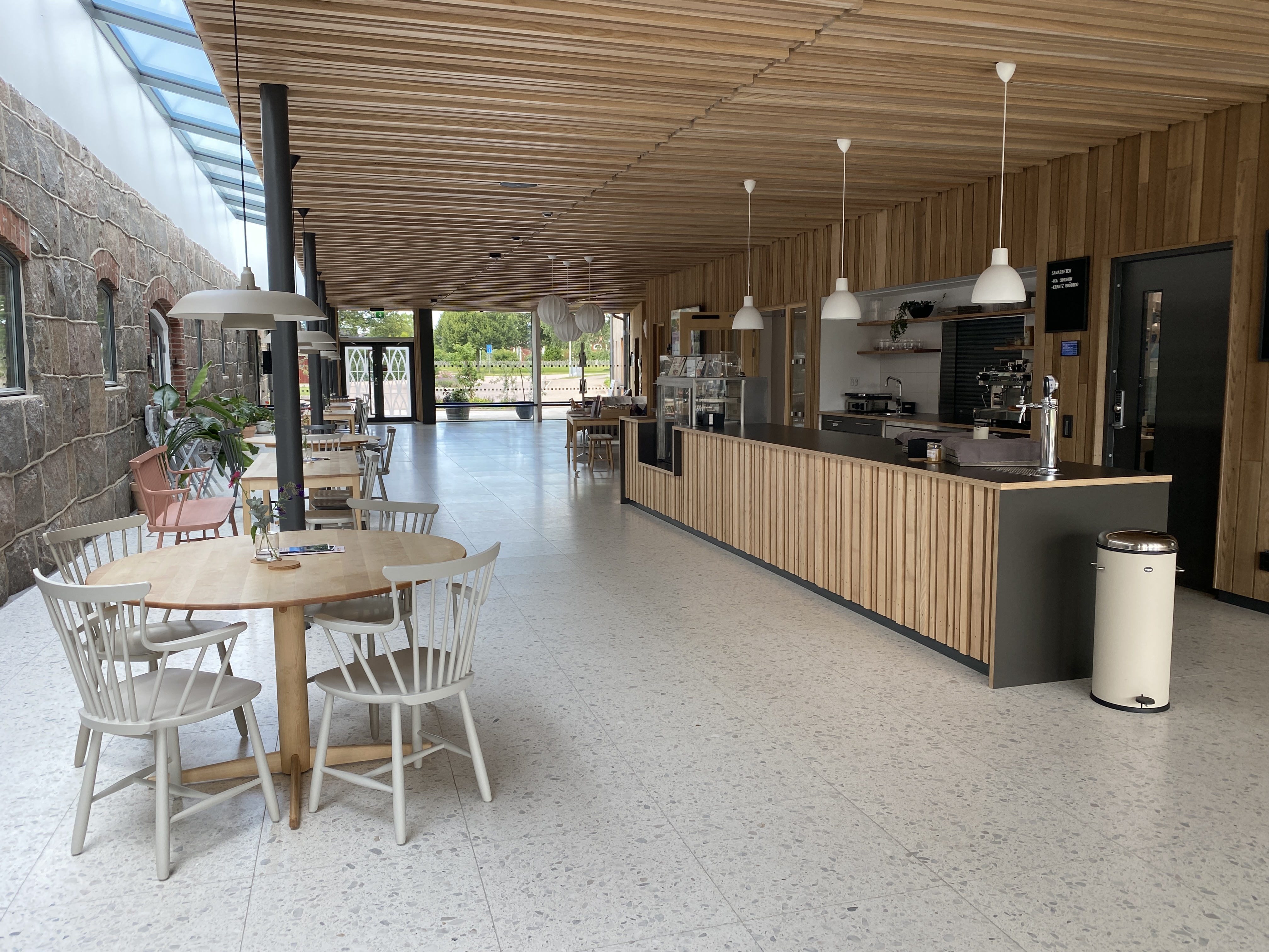 Vardagsrummet i Söndrums församlingsgård.