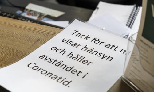 Tack för att ni håller avstånd.