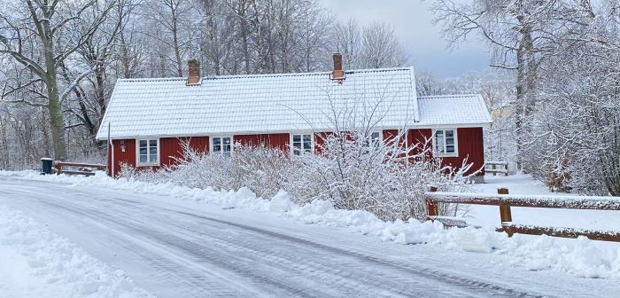 Röda Längan, vinterväg.