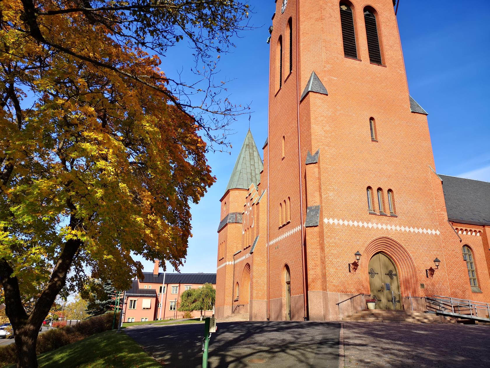 Nässjö kyrka hösten 2020