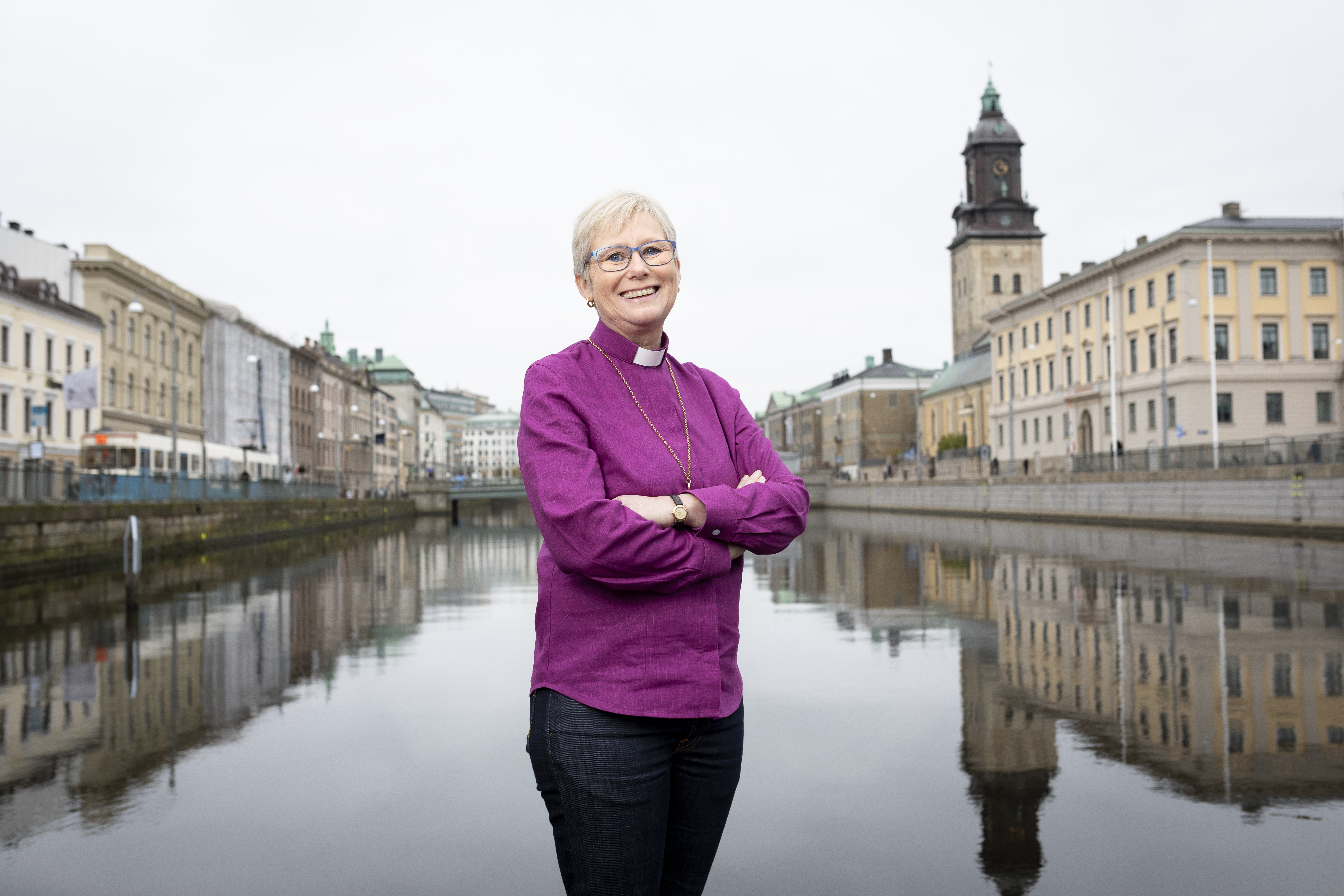 Bilden föreställer Göteborgs stifts biskop Susanne Rappman