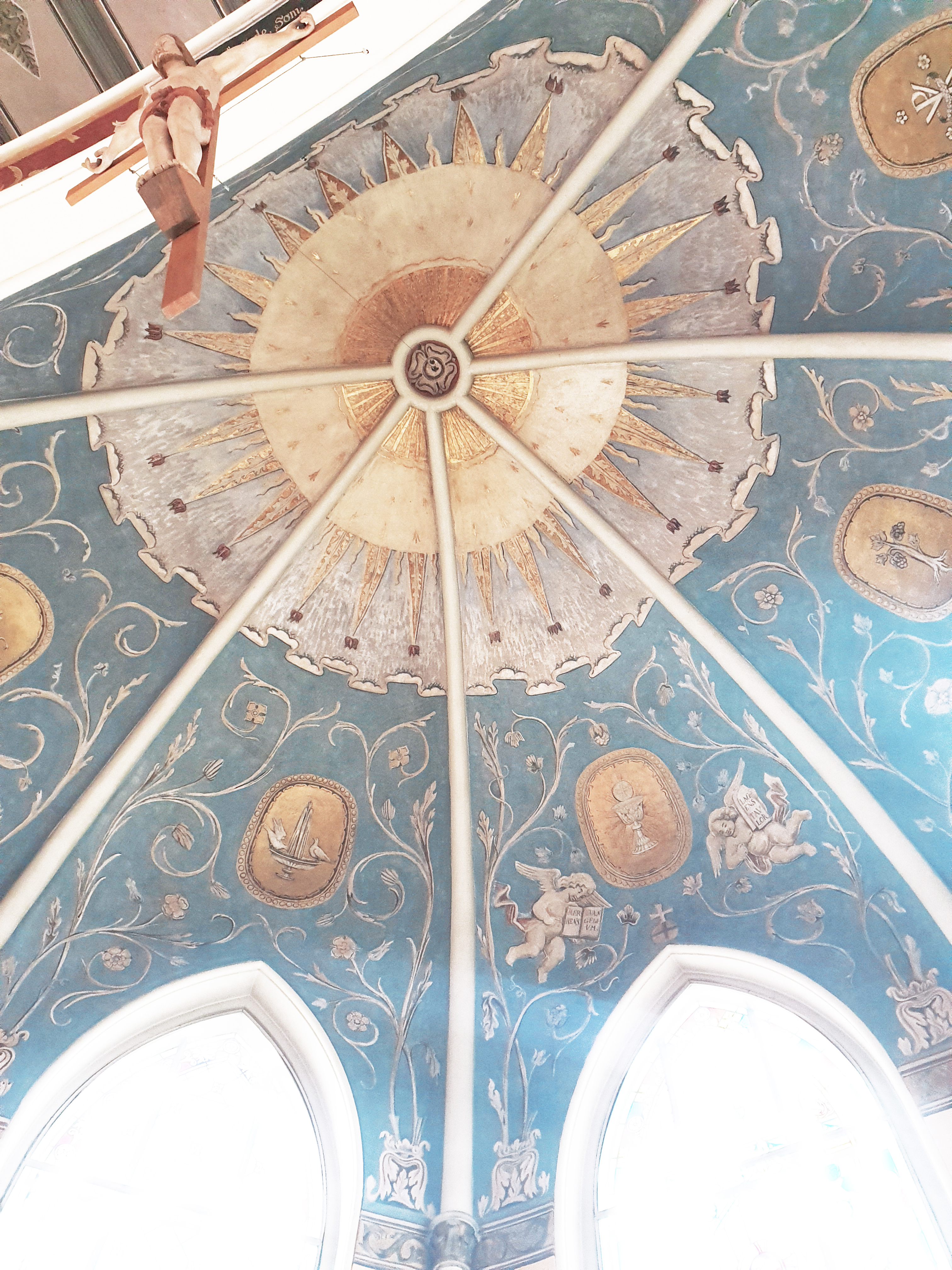 Taket på Katrineholms kyrka