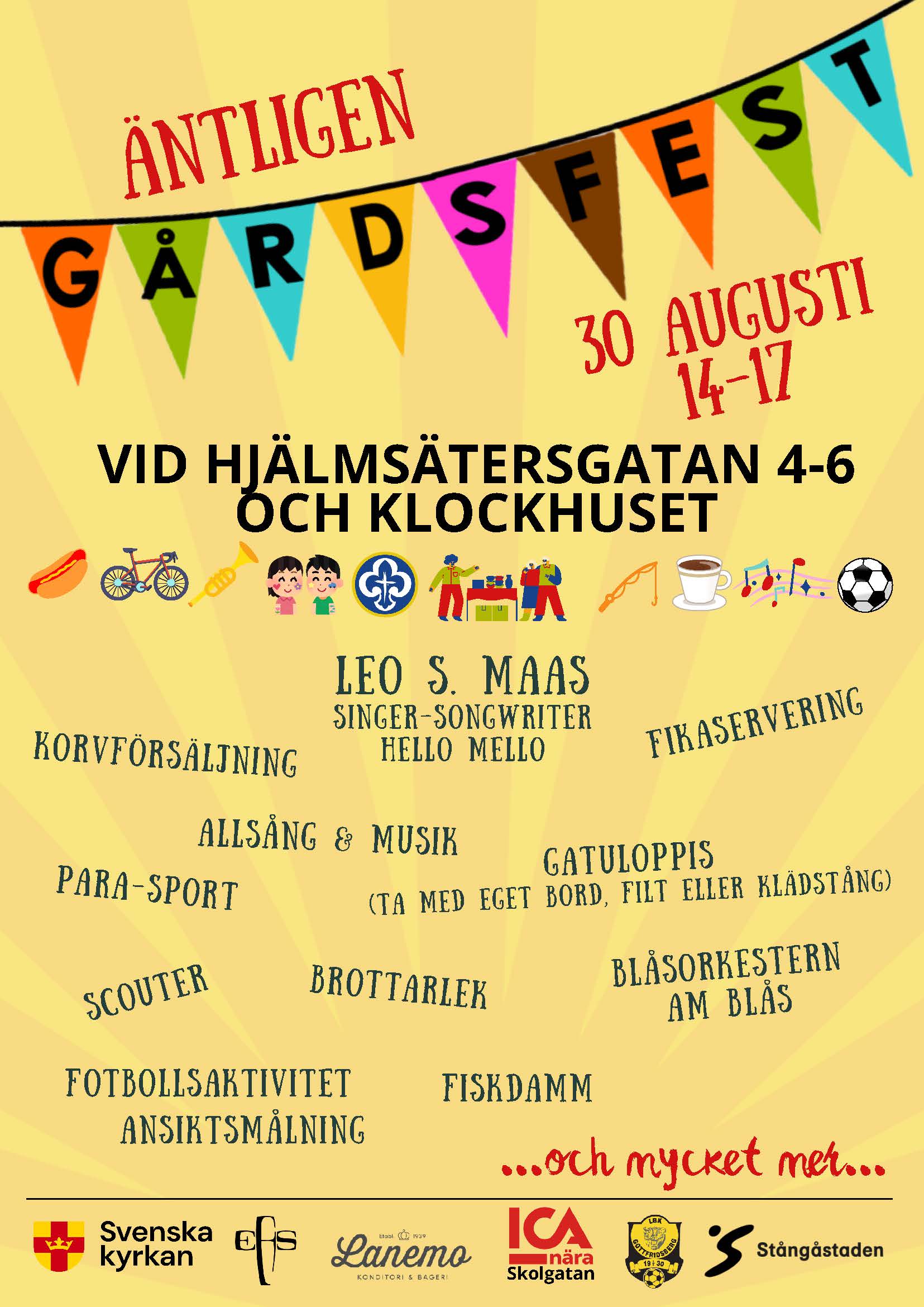 Affisch Gårdsfest 2026
