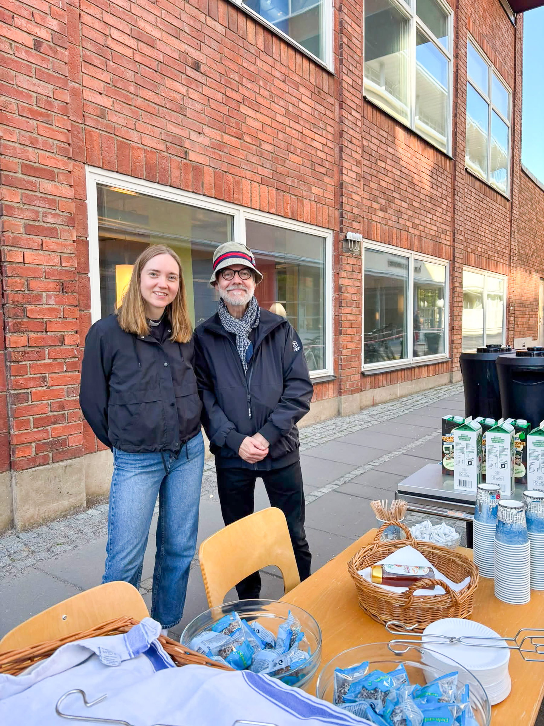 Hanna och Mikael från Kyrkan på universitet