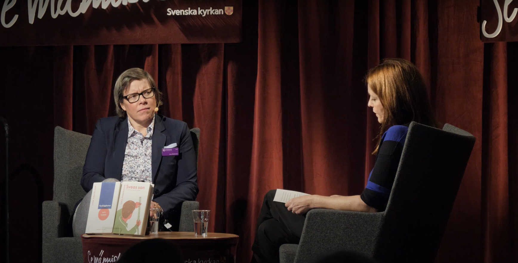 Lena Andersson på Se människan scenen