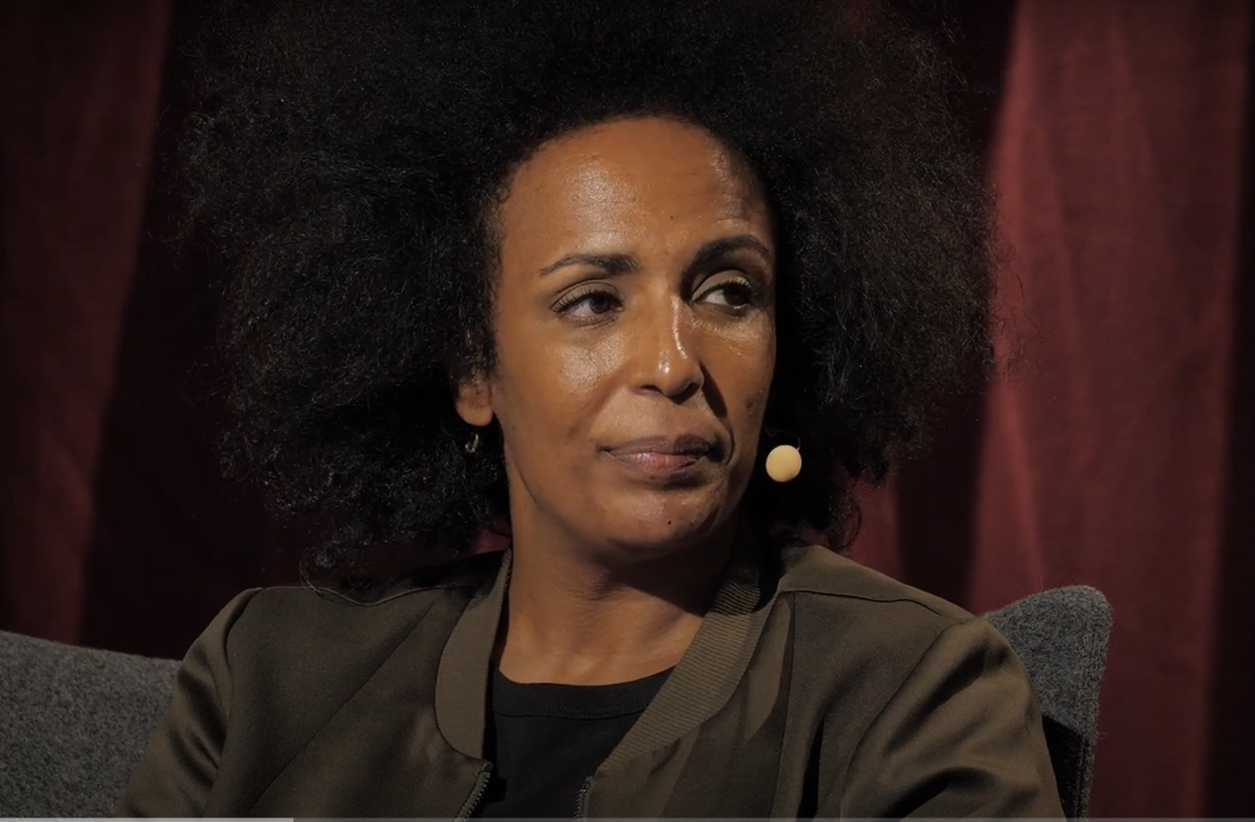 Marika Carlsson på Se människan scen