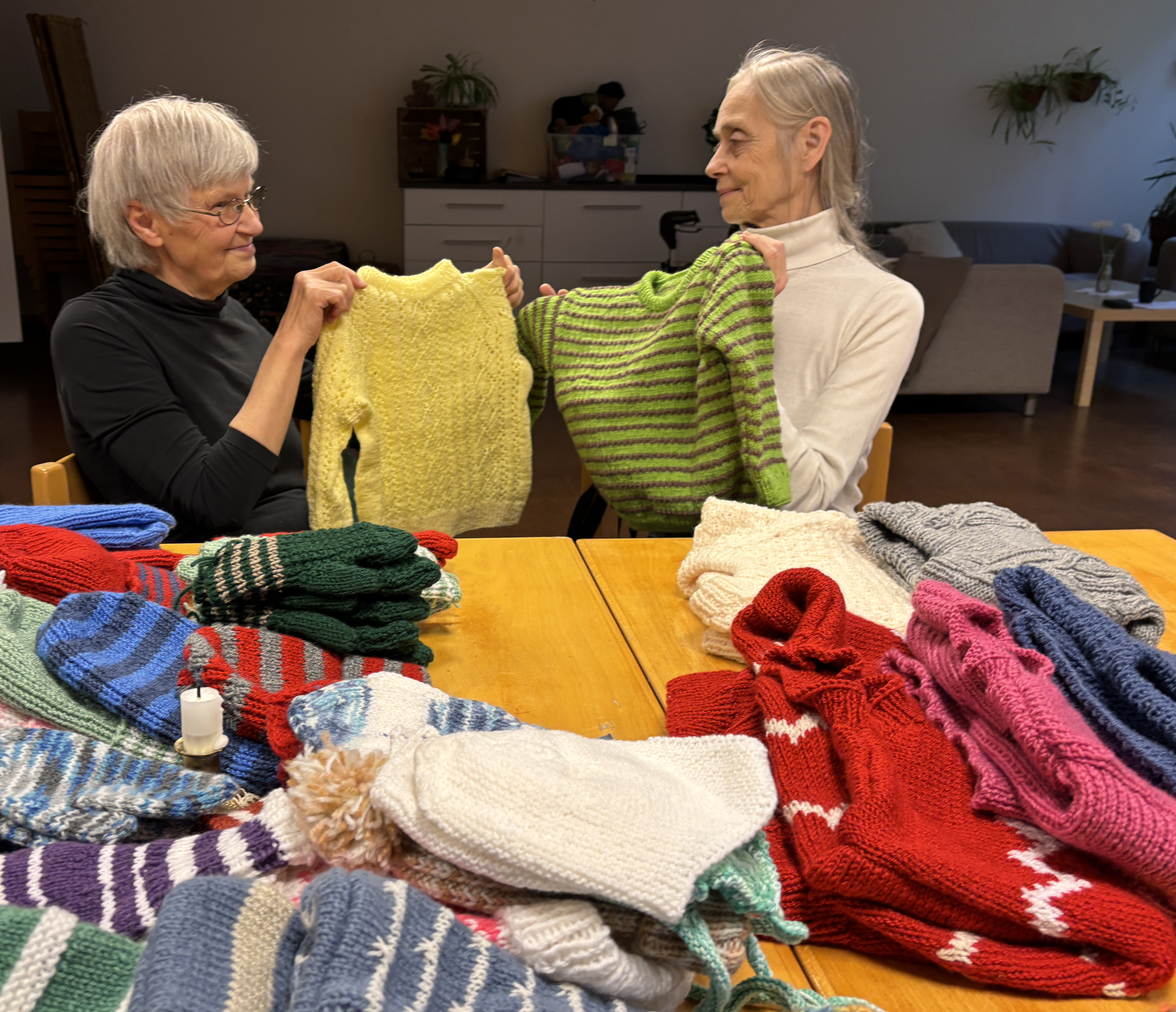 Ingrid Jacobsen och Inger Falck.